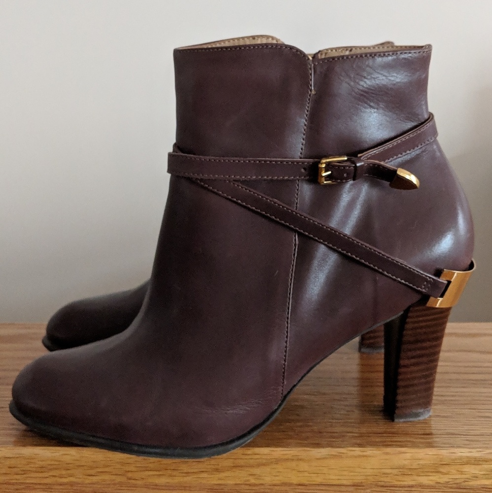 Neiman Marcus Taylor Leather Bootie